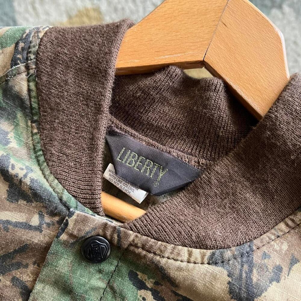 1990s Liberty Realtree Camo Bomber Jacket | Made in USA | Size XL - Picture 4 of 11